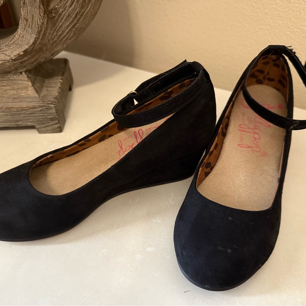 Jellypop wedges - Black Dress Shoes for Kids